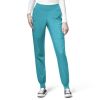 Pantaloni uniforma medicala, W123, 5555-TEAL  XS