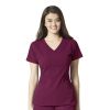 Bluza uniforma medicala, WonderWink Aero, 6129-WINE XS