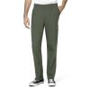 Pantaloni uniforma medicala, W123, 5355-OLIV(lung) 3XL