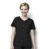 Bluza uniforma medicala, WonderWORK, 200-BLACK XL