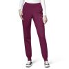 Pantaloni uniforma medicala, W123, 5555-WINE XL