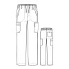 Pantaloni uniforma medicala, WonderWink PRO, 5619-CEIL