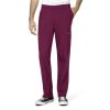 Pantaloni uniforma medicala, W123, 5355-WINE XL - LUNG