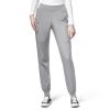 Pantaloni uniforma medicala, W123, 5555-GREY S