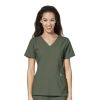 Bluza uniforma medicala, W123, 6155-OLIV XS