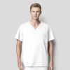 Bluza uniforma medicala, WonderWORK, 103A-WHIT S