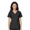 Bluza uniforma medicala, W123, 6155-BLAC XS