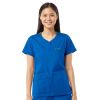 Bluza uniforma medicala, WonderFLEX, 6208-ROYAL XL