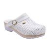 Saboti Scholl Clog Supercomfort Alb  44