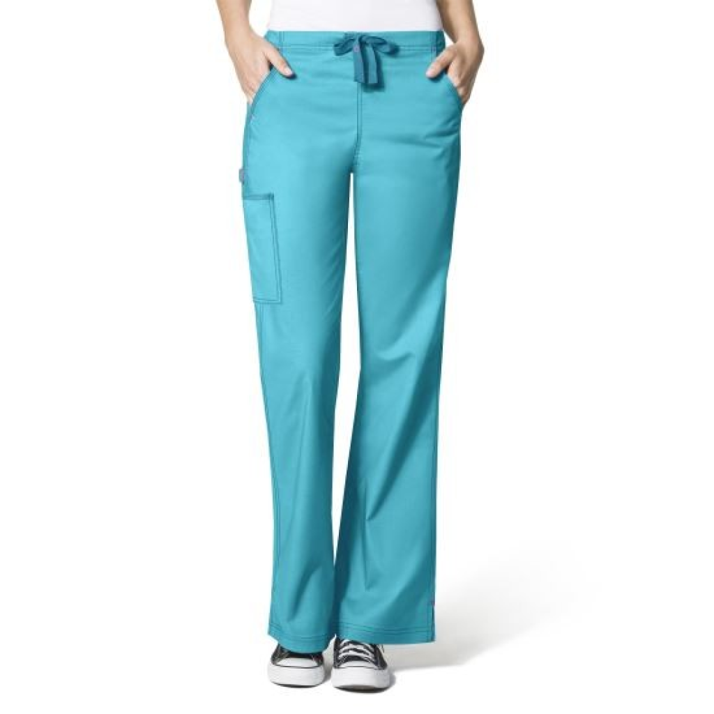 Pantaloni uniforma medicala, WonderFLEX, 5308-AQU XS