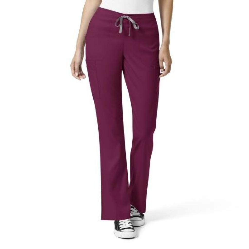 Pantaloni uniforma medicala, WonderWink PRO, 5319-WINE M