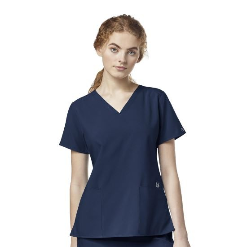 Bluza uniforma medicala, W123, 6555-NAVY XS