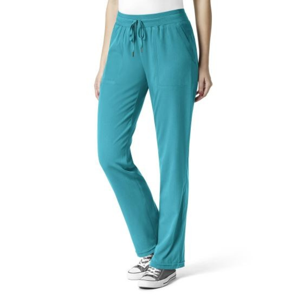 Pantaloni uniforma medicala, WonderWink Aero, 5129-TEAL XS - LUNG