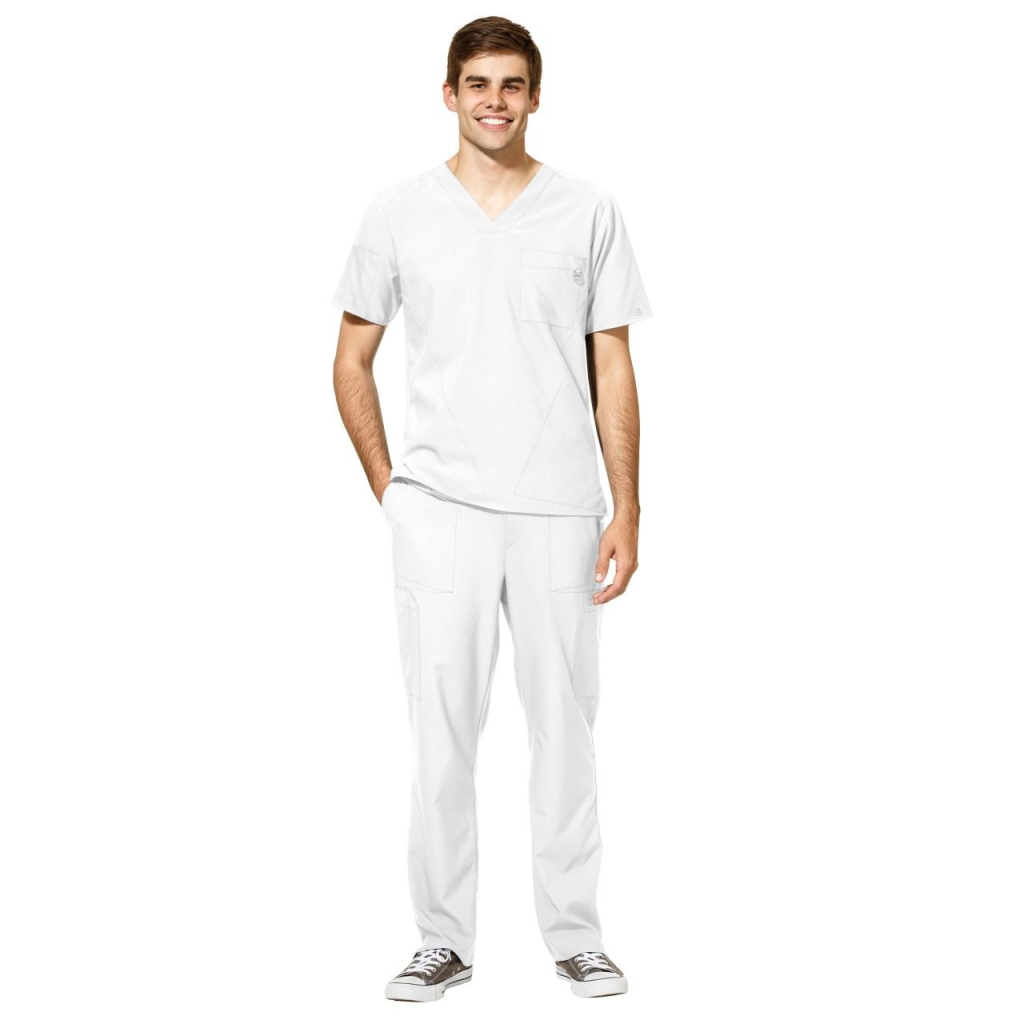 Bluza uniforma medicala, W123, 6355-WHIT