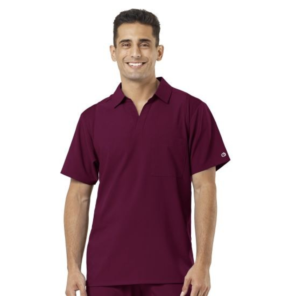 Bluza uniforma medicala, W123, 6055-WINE M