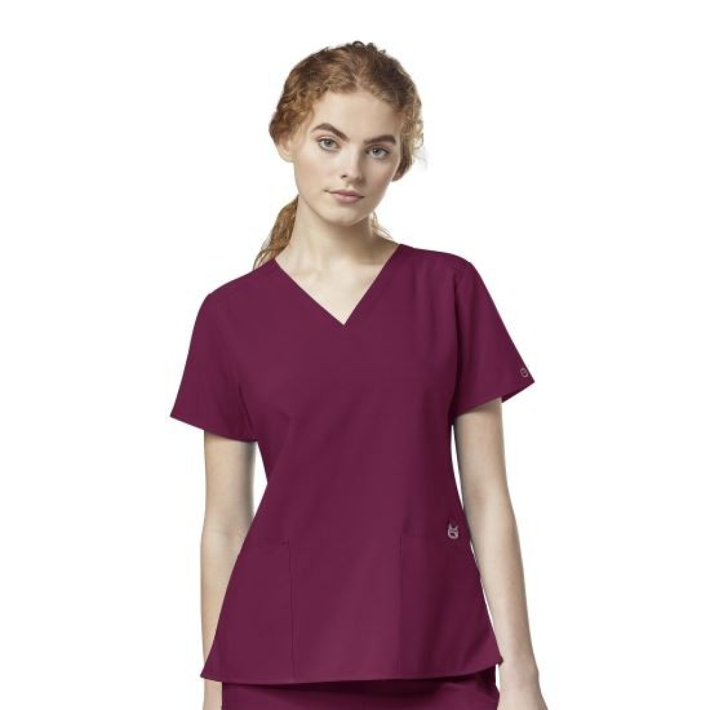 Bluza uniforma medicala, W123, 6555-WINE M