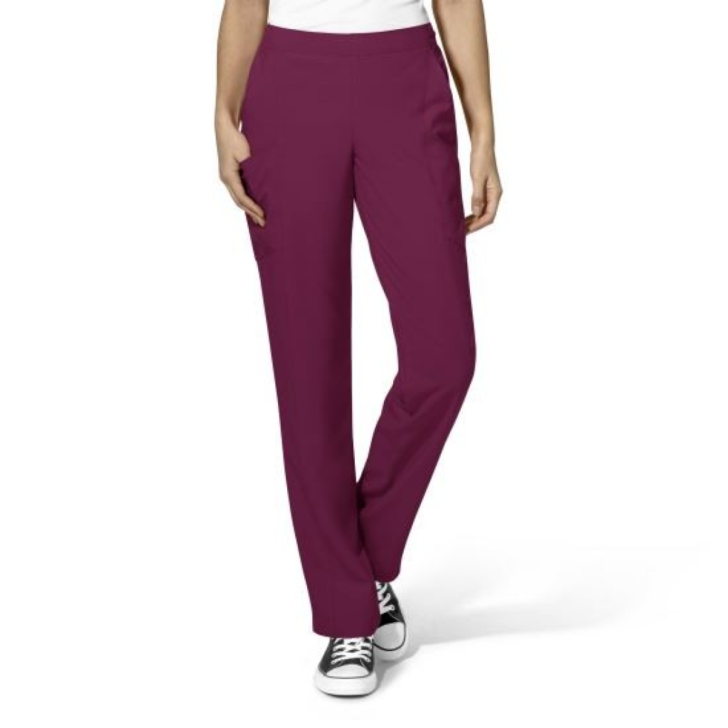 Pantaloni uniforma medicala, W123, 5155-WINE 2XL