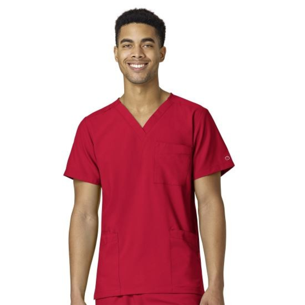 Bluza uniforma medicala, unisex, W123, 6855-REDT M