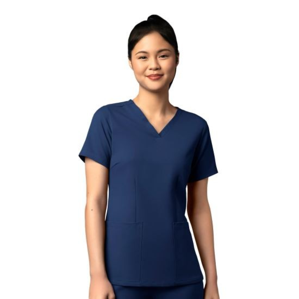 Bluza uniforma medicala, WonderWink Thrive, 6122-NAVY M