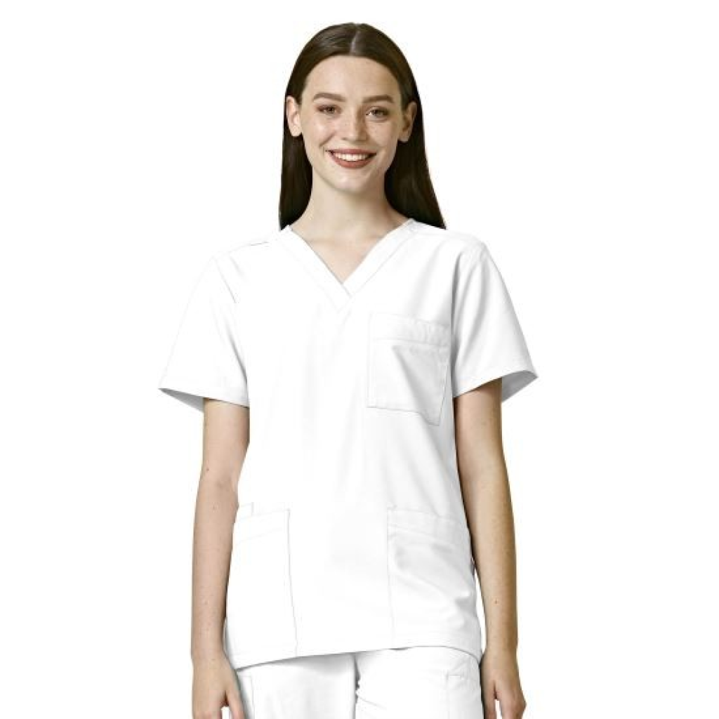 Bluza uniforma medicala, unisex, W123, 6855-WHIT M