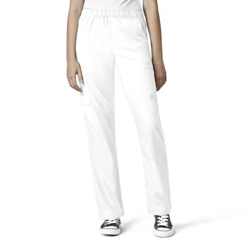 Pantaloni unisex uniforma medicala, W123, 5855-WHIT S