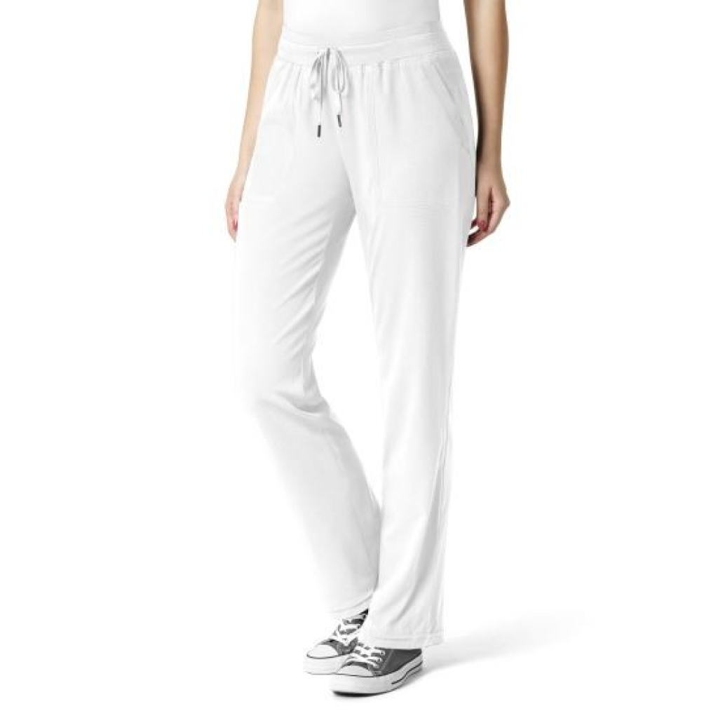 Pantaloni uniforma medicala, WonderWink Aero, 5129-WHIT XL - LUNG