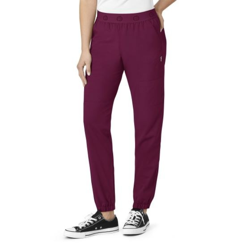 Pantaloni uniforma medicala, WonderWink PRO, 5719-WINE L