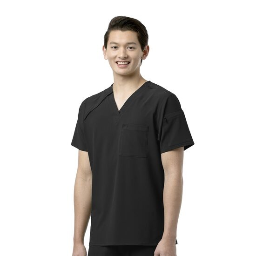 Bluza uniforma medicala, WonderWink Renew, 6034-BLAC S