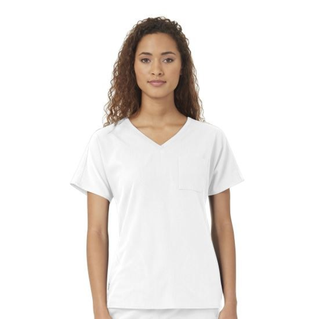 Bluza uniforma medicala, WonderWink Aero, 6329-WHIT XS