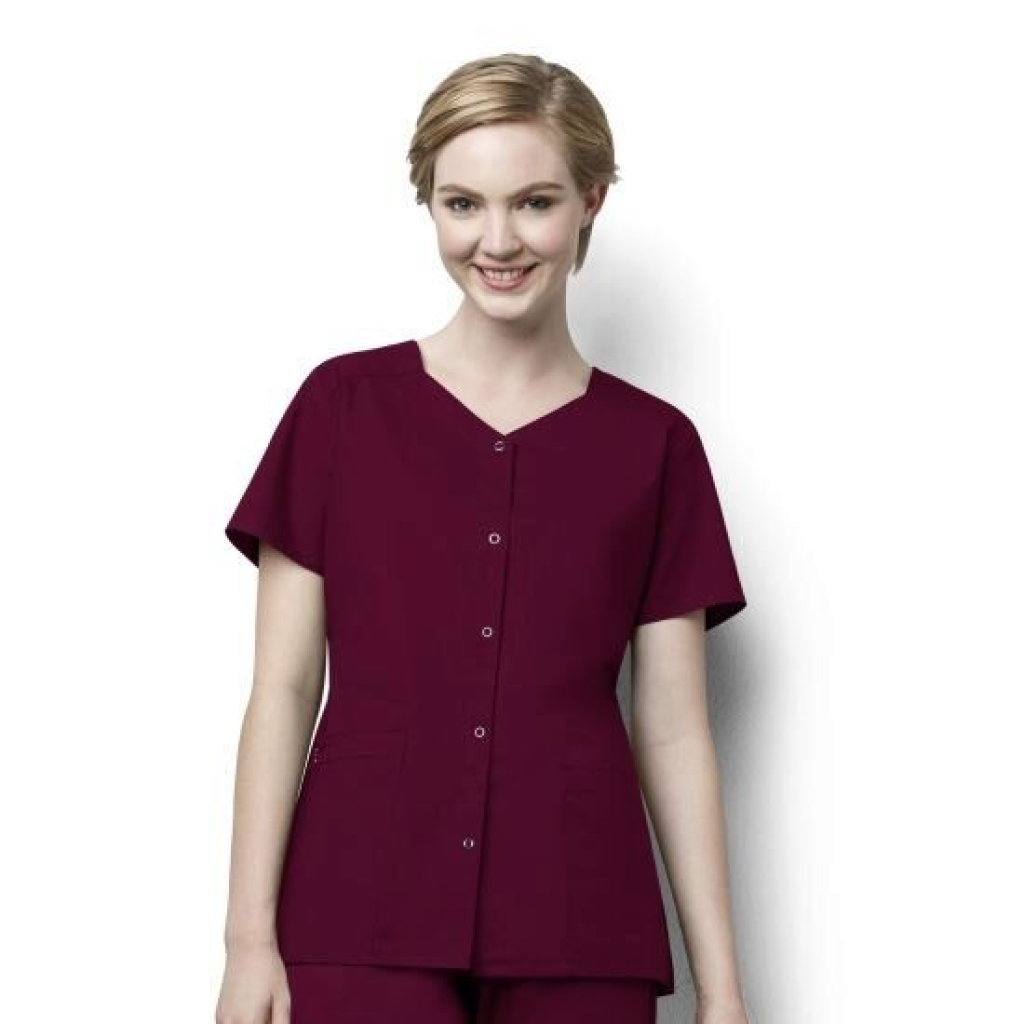 Bluza uniforma medicala, WonderWork, 200-WINE M