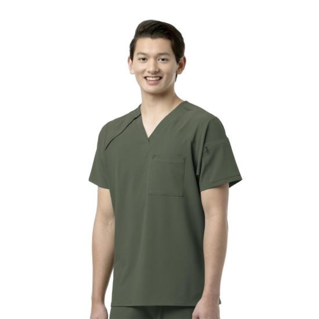 Bluza uniforma medicala, WonderWink Renew, 6034-OLIVE S