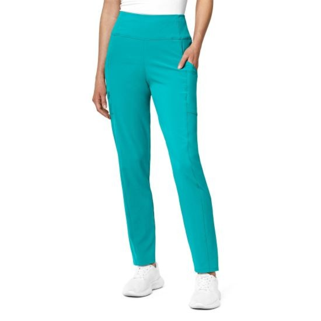 Pantaloni uniforma medicala, WonderWink Renew, 5134-TEAL XS - LUNG