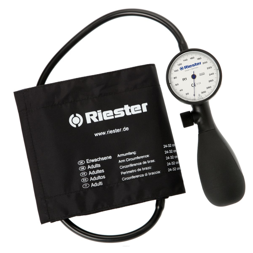 Tensiometru Riester Shock-proof, alb, manseta obezi 1251-122