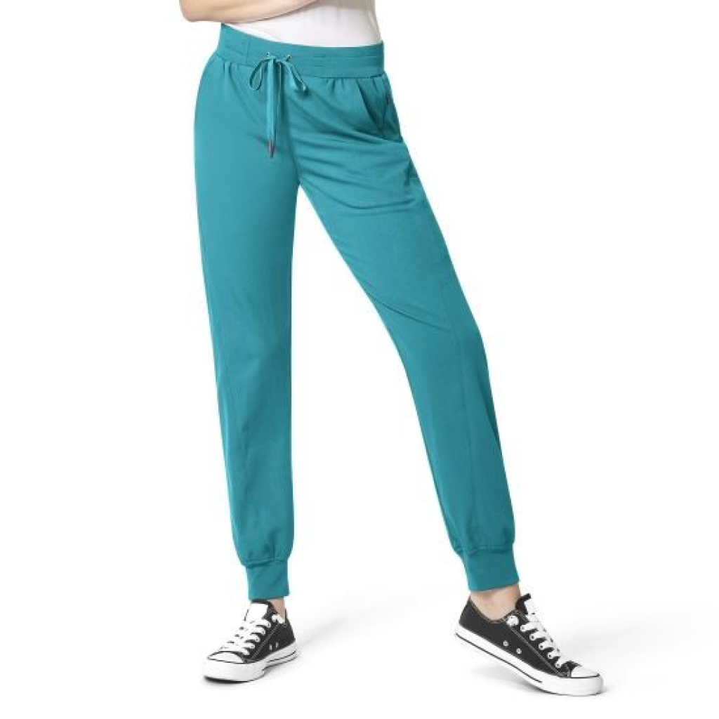 Pantaloni uniforma medicala, WonderWink Aero, 5329-TEAL M - LUNG