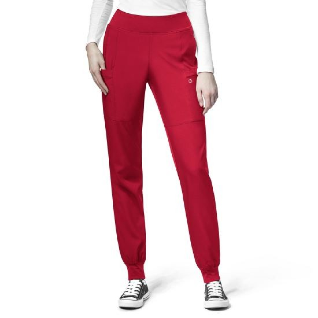 Pantaloni uniforma medicala, W123, 5555-REDT M