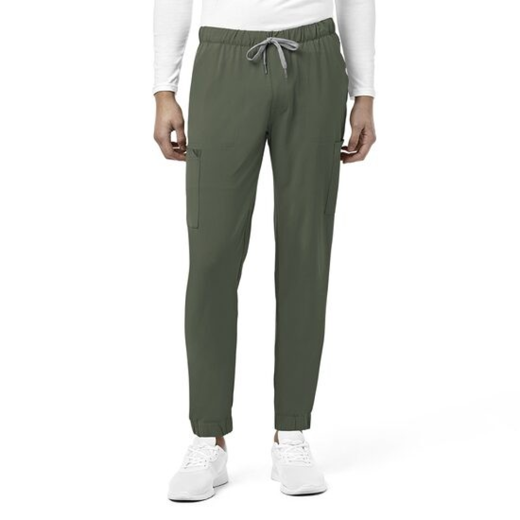 Pantaloni uniforma medicala, WonderWink Renew, 5034-OLIV M - LUNG