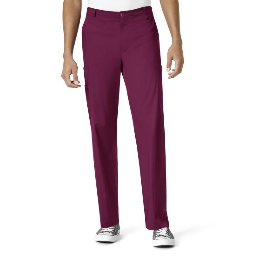 Pantaloni uniforma medicala, WonderWink PRO, 5619-WINE XL - LUNG