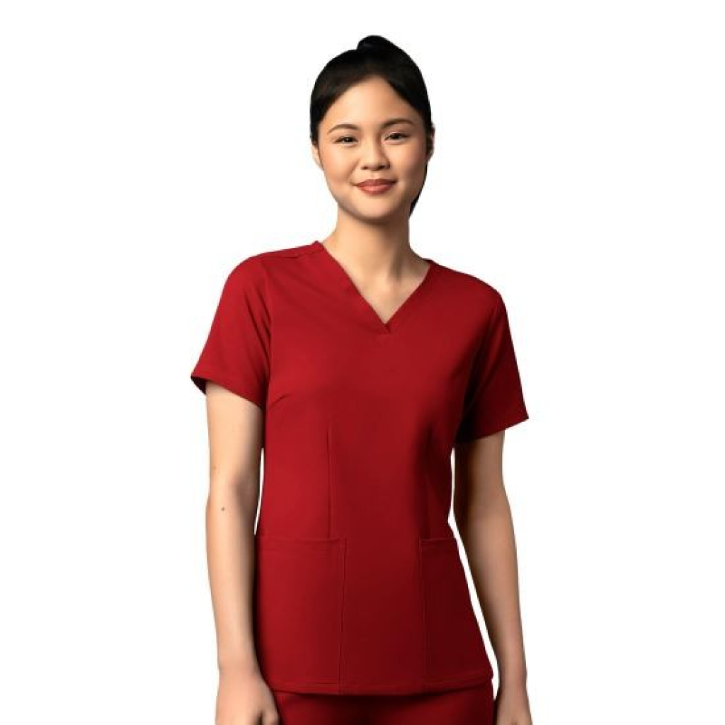 Bluza uniforma medicala, WonderWink Thrive, 6122-BURG M