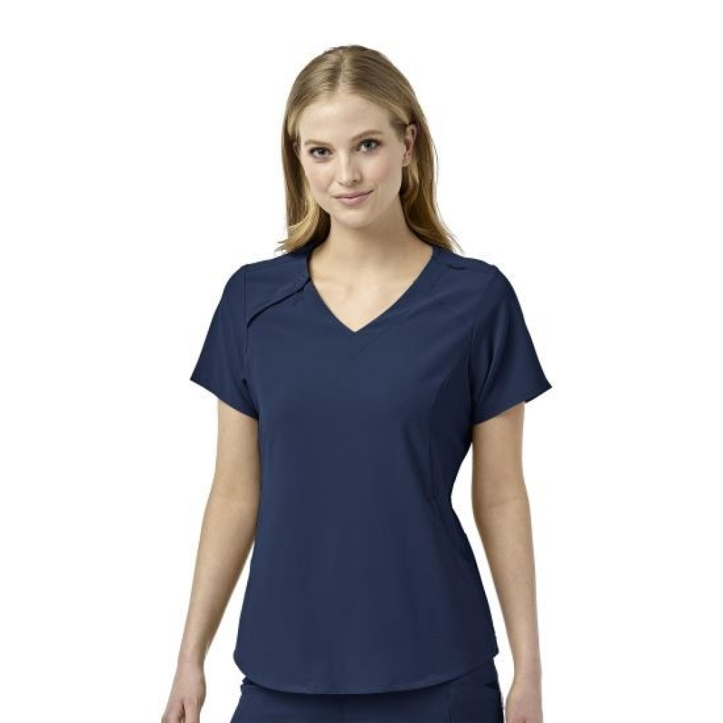 Bluza uniforma medicala, WonderWink Renew, 6234-NAVY XL