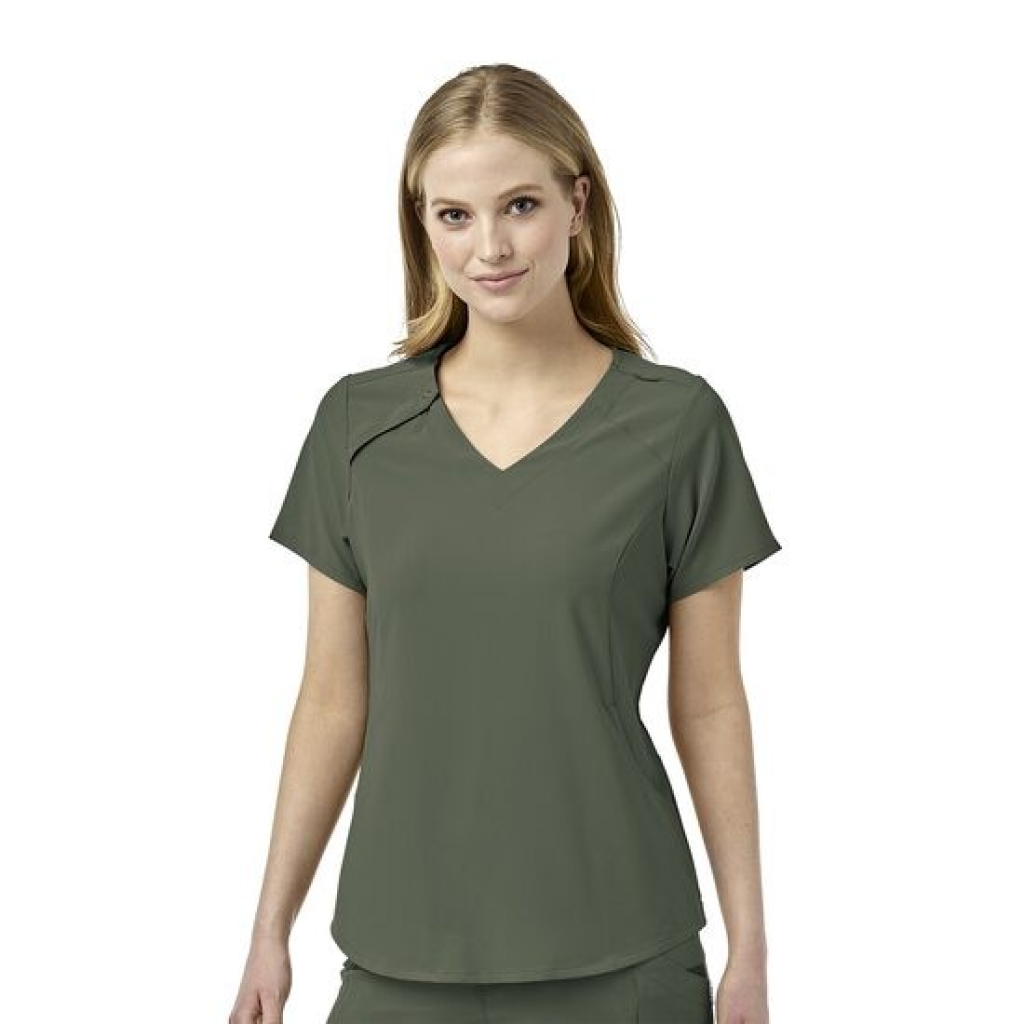 Bluza uniforma medicala, WonderWink Renew, 6234-OLIV XL