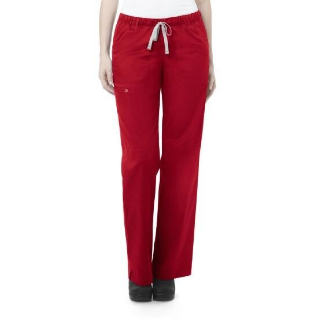 Pantaloni uniforma medicala, WonderWORK,  504-rosu S