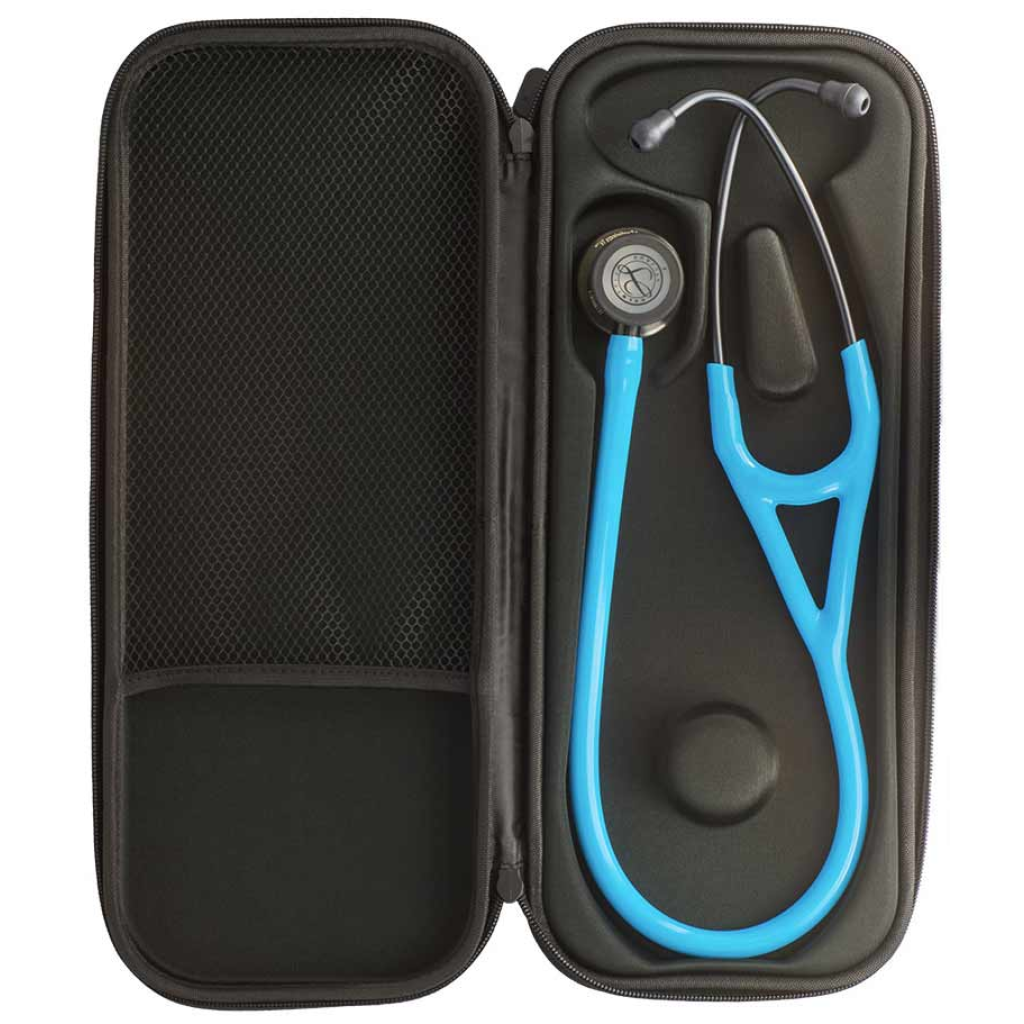 Borseta stetoscop (Etui stetoscop) Cardiology Albastru perlat interior