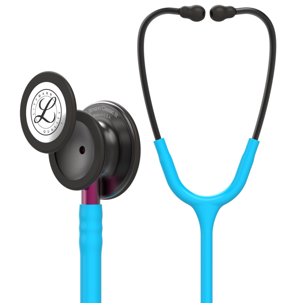 Stetoscop Littmann Classic III Turcoaz cu capsula fumurie 5872