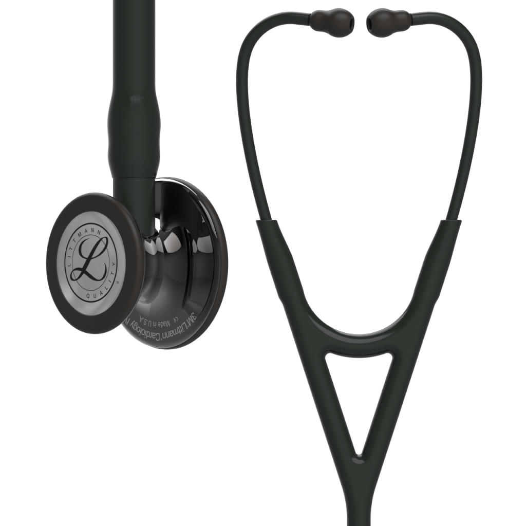 Stetoscop Littmann Cardiology IV Negru capsula fumurie finisaj oglinda 6232