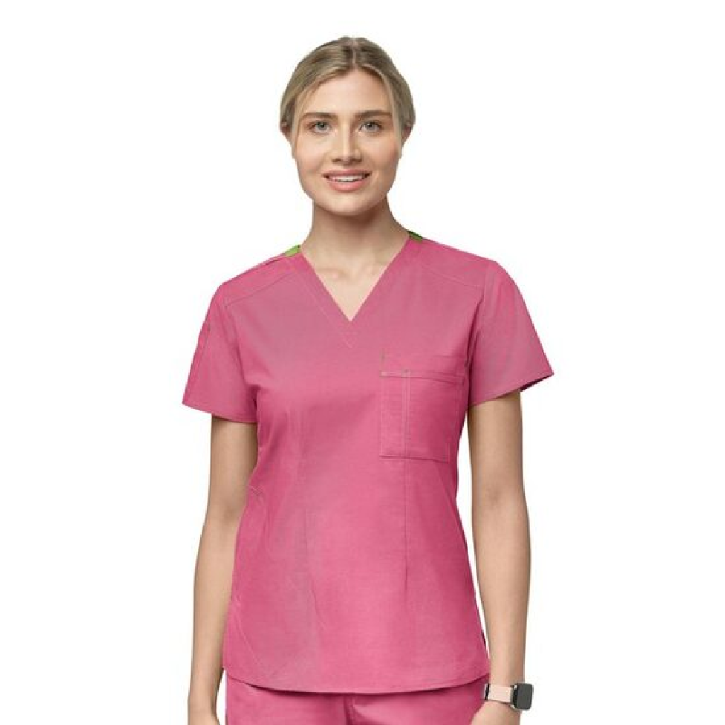 Bluza uniforma medicala, WonderFLEX, 6218-PYA M