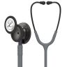 Pachet student - Stetoscop Littmann Classic III Gri cu capsula fumurie 5873 + Borseta negru perlat